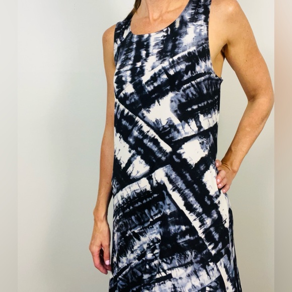 Attitudes by Renée Maxi Dress – L Black/Grey/White - Picture 13 of 15